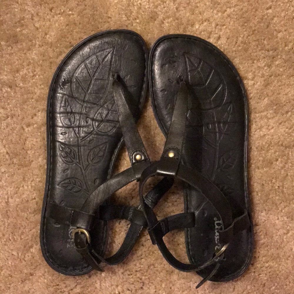 Bjorn black sandals